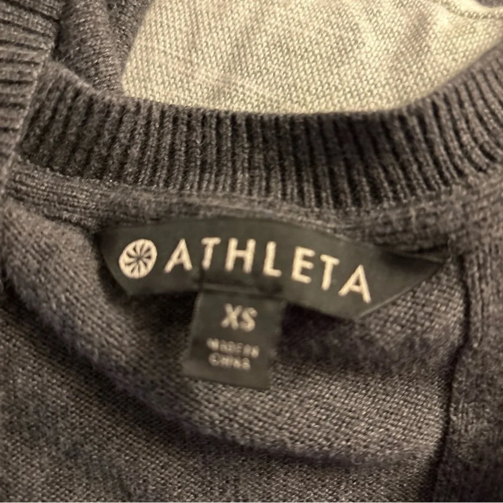 Athleta Hi-Low Faux Wrap Back Sweater Women’s Size XS Oversized Long Sleeve - Picture 7 of 10